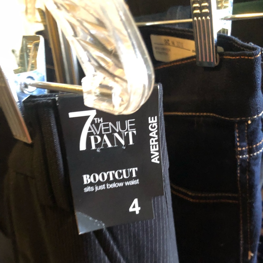 Pinstripe work pants